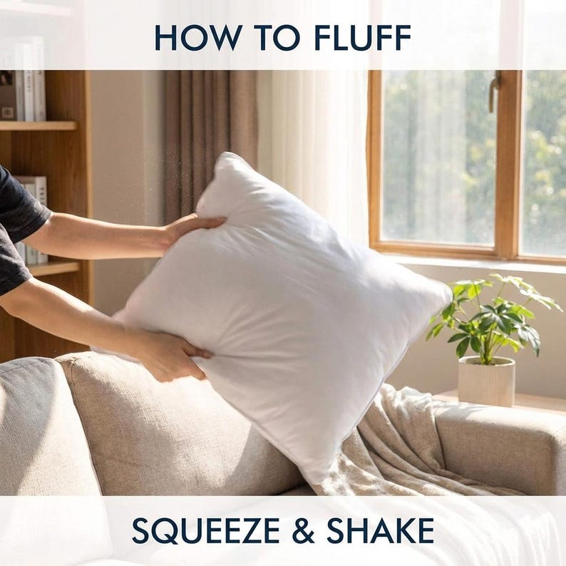 Down Alternative Pillow Insert - Super Soft Fill