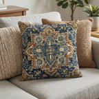 Persian Chenille Throw Pillow Covers Set Of 2