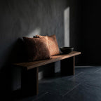 Tufted Burnt Orange Pillow Cover Set of 2