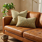 Earth Tones Textured Chenille Throw Pillow Covers Set of 2