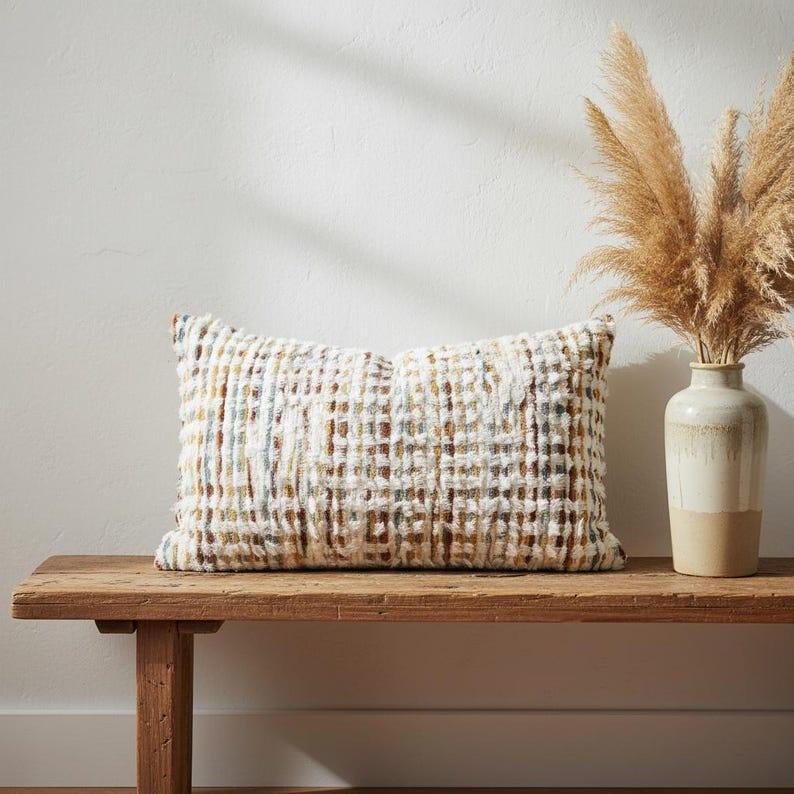Boho Chenille Tufted Pillow Cover - Larissa Home Decor - US - Pillow Cover