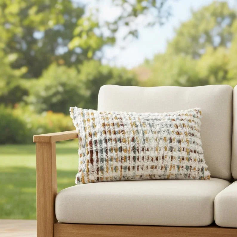 Boho Chenille Tufted Pillow Cover - Larissa Home Decor - US - Pillow Cover