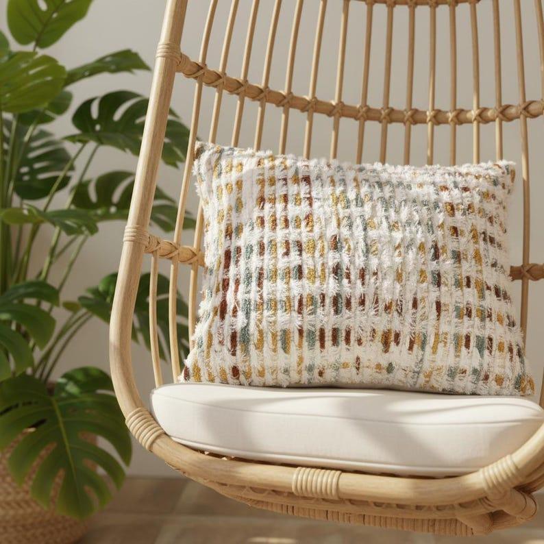 Boho Chenille Tufted Pillow Cover - Larissa Home Decor - US - Pillow Cover