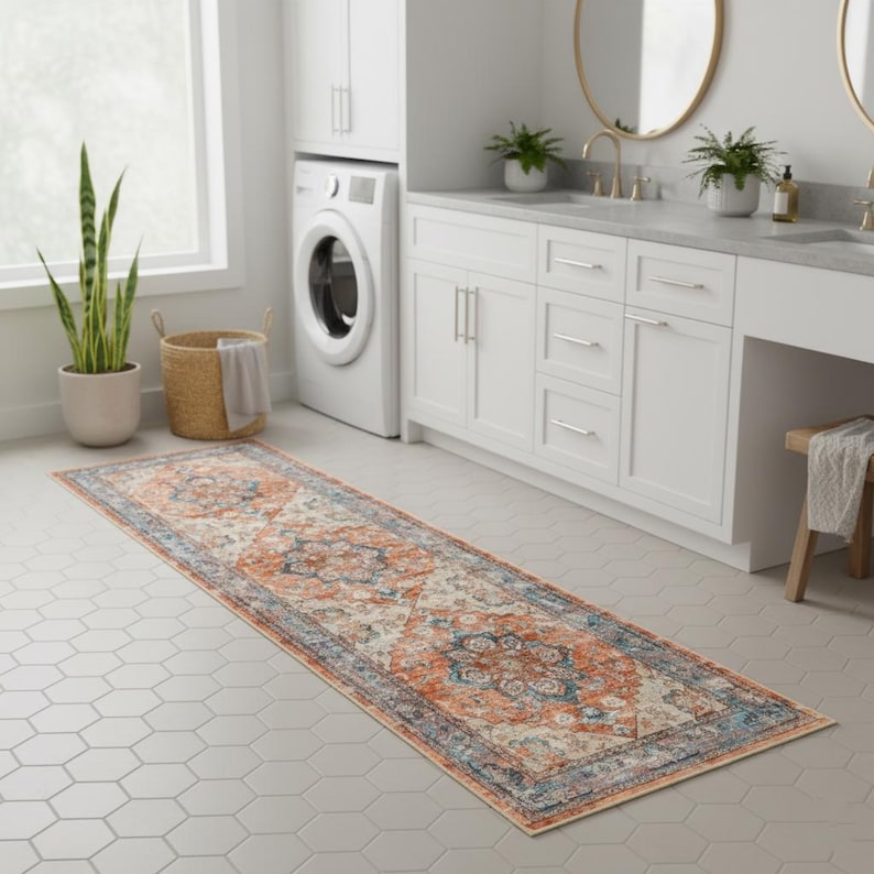 Persian-Style Boho Runner Rug - Larissa Home Decor - US - Area Rug