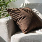 Brown Chenille Pillow Covers Set Of 2