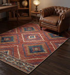 Southwestern Geometric Area Rug - Larissa Home Decor - US - Area Rug
