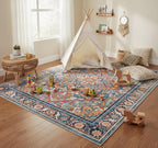 Boho Medallion Washable Area Rug - Larissa Home Decor - US - Area Rug