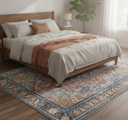 Boho Medallion Washable Area Rug - Larissa Home Decor - US - Area Rug