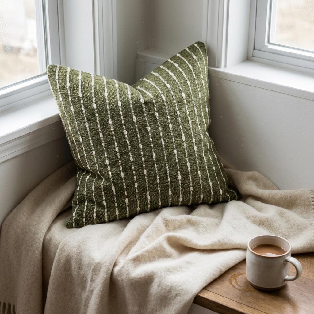 Jacquard Boucle Pillow Covers Set of 2 - Larissa Home Decor