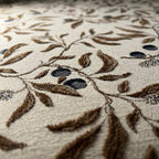Luxury Floral Throw Chenille Pillow Cove Botanical Cushion Case