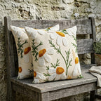 Daisy Embroidered Floral Pillow Cover Set of 2