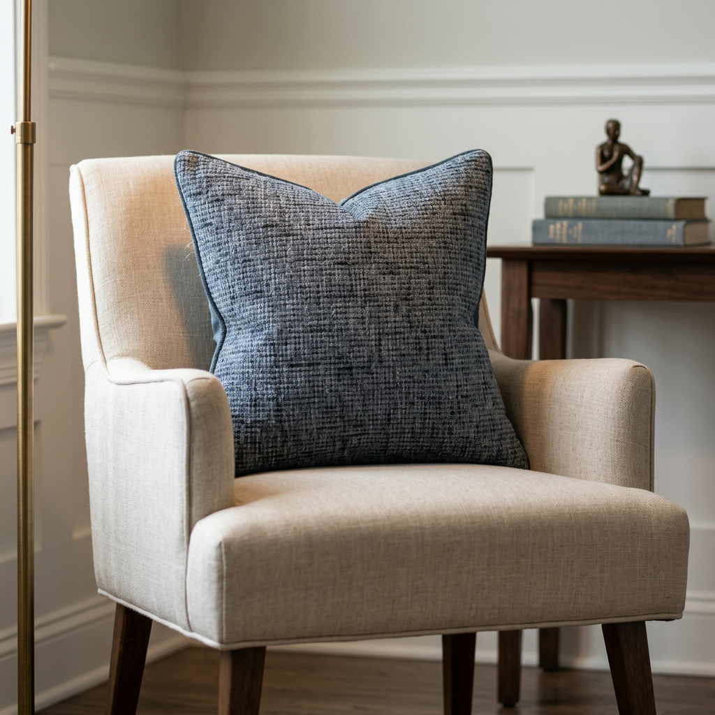 Textured Chenille Throw Pillow Covers Set of 2, Boho Farmhouse Cushion Cover